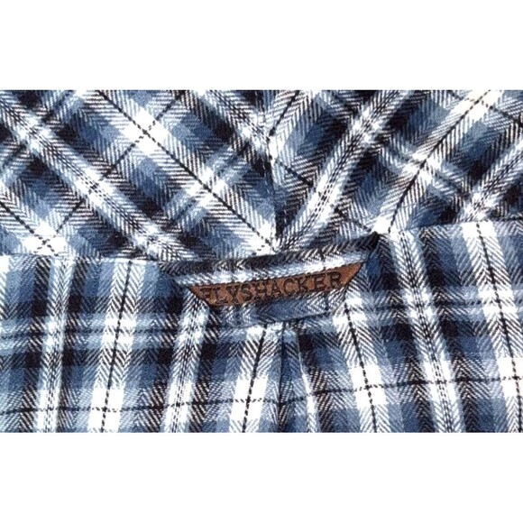 Flyshacker Men's Flannel Long Sleeve Button Down Shirt Sz M Med - Picture 4 of 4